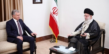 Özbəkistan Prezidentinin İnqilab Rəhbəri ilə görüşü